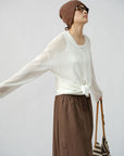Flowline Knit Cardigan