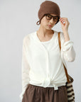 Flowline Knit Cardigan