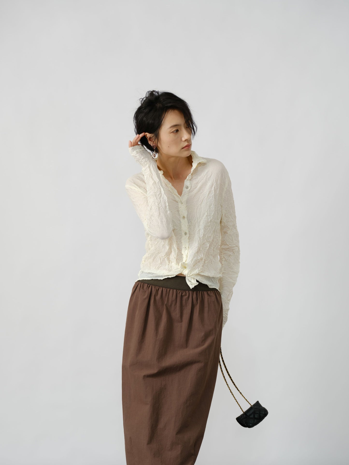 Layered Texture Blouse
