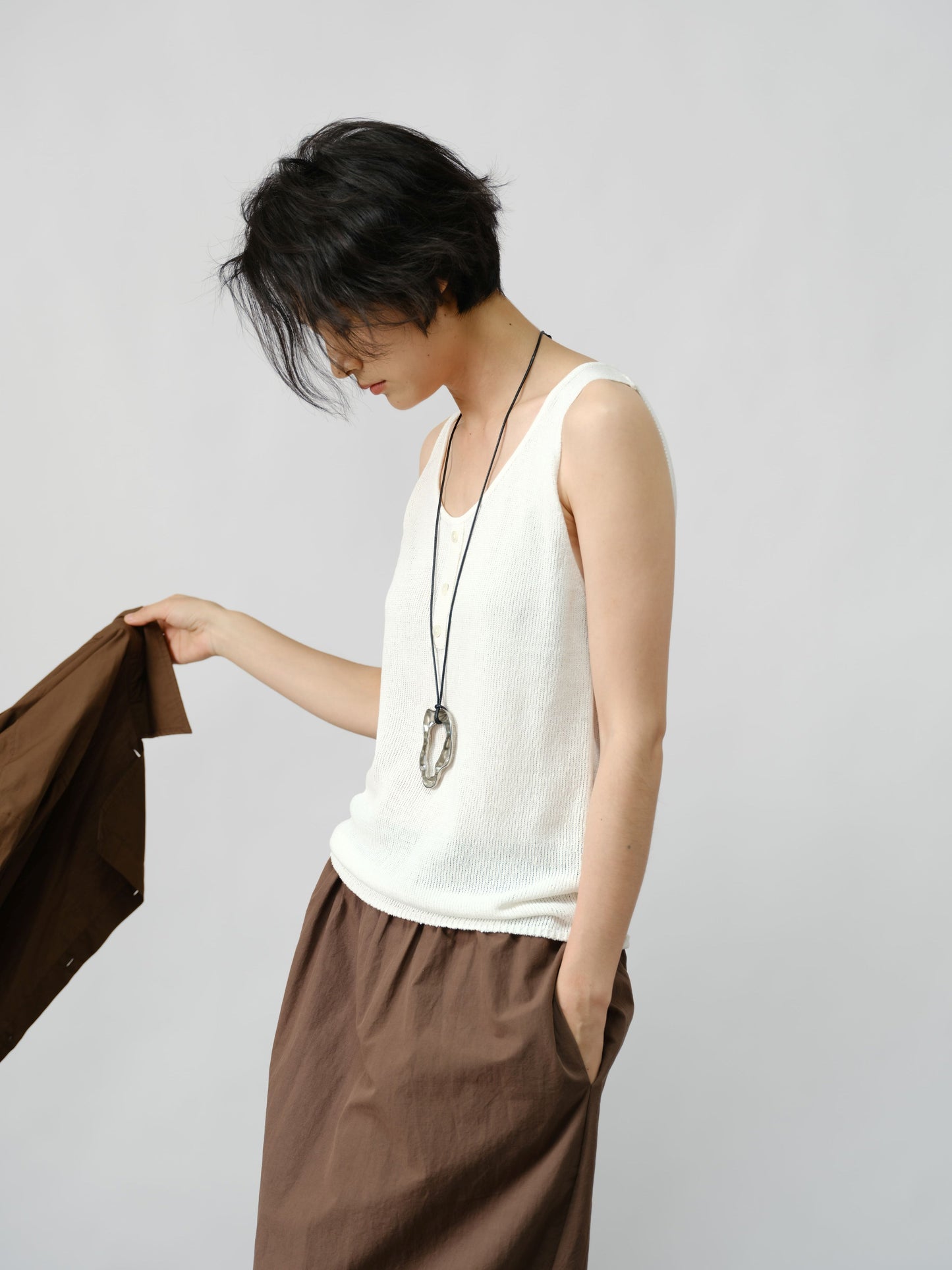 Crisp Texture Tank Top