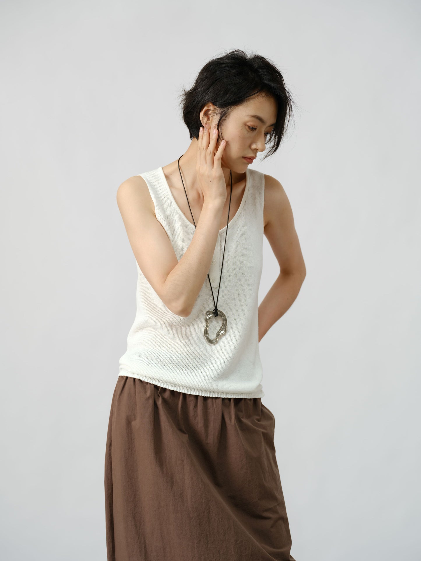 Crisp Texture Tank Top