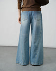 CloudFlow Wide-Leg Jeans