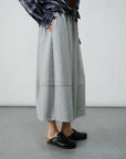 SilkDrape Midi Skirt