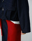 Dual-Tone Casual Jacket