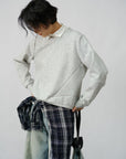 Elegant Herringbone Sweater
