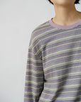 Vivid Stripe Long Tee