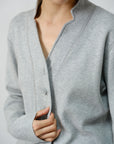 Chic Knit V-Neck Jacket