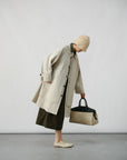 Sculpted Cotton Trench