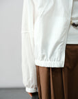 Dual-Zip Draped Jacket