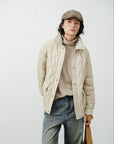 Classic Diamond-Quilted Jacket