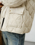 Classic Diamond-Quilted Jacket