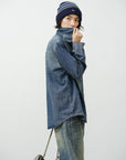 Relaxed Vintage Denim Shacket