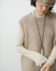 Relaxed Wool Knit Vest