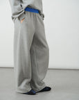 Contrast Waist Relaxed Sweatpants