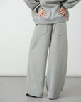 Contrast Waist Relaxed Sweatpants