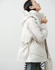 Urban Utility Quilted Hooded Jacket