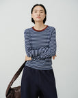 Stripe Long-Sleeve Tee