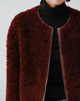 Zip-Up Faux Fur Jacket