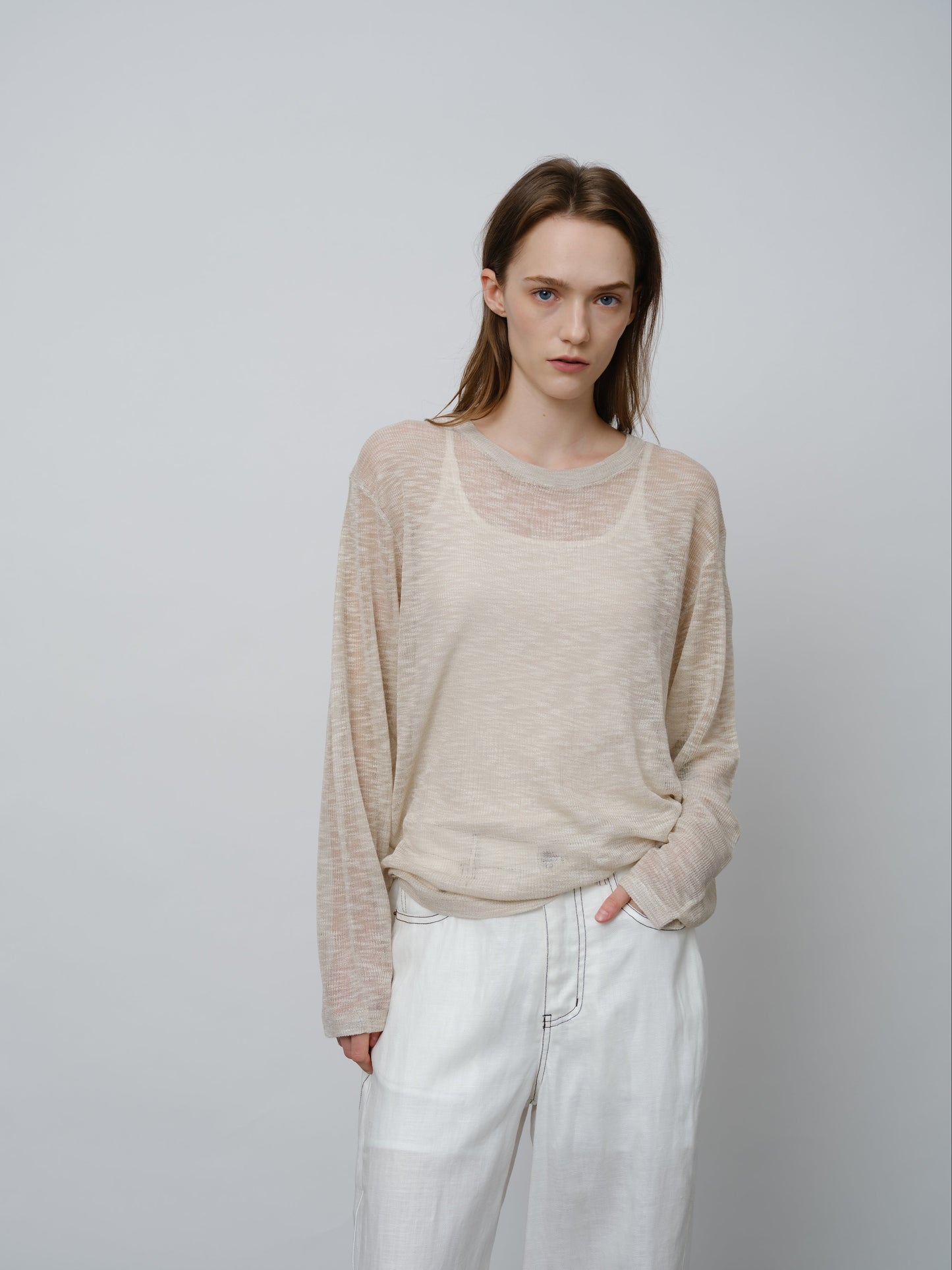 Lightweight Round-Neck Sweater
