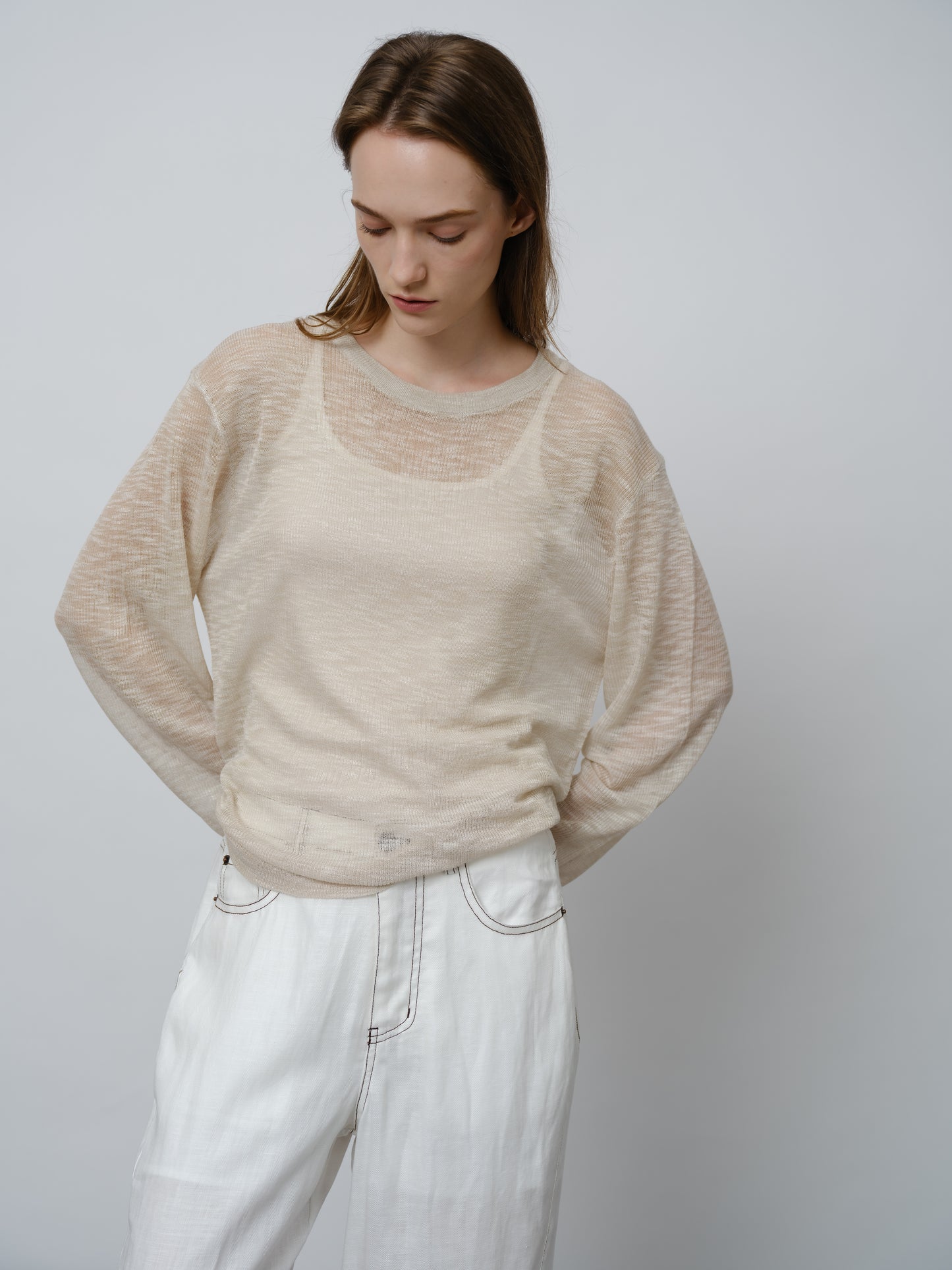 Lightweight Round-Neck Sweater