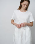Casual Short-Sleeve Shift Dress
