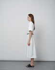 Short-Sleeve Collared Dress