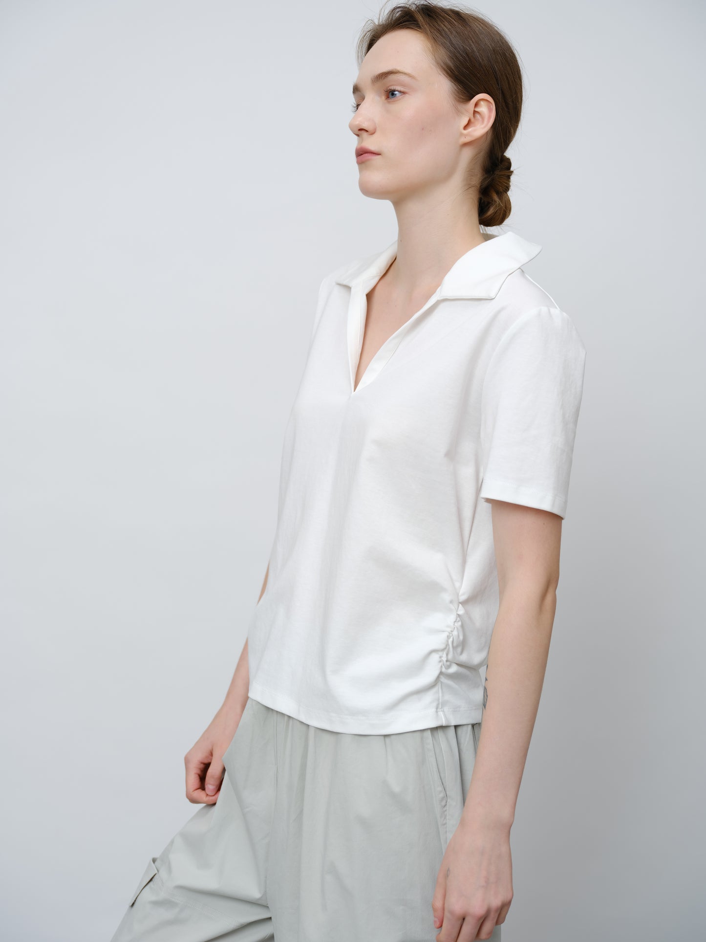 Short-Sleeve Collared T-Shirt