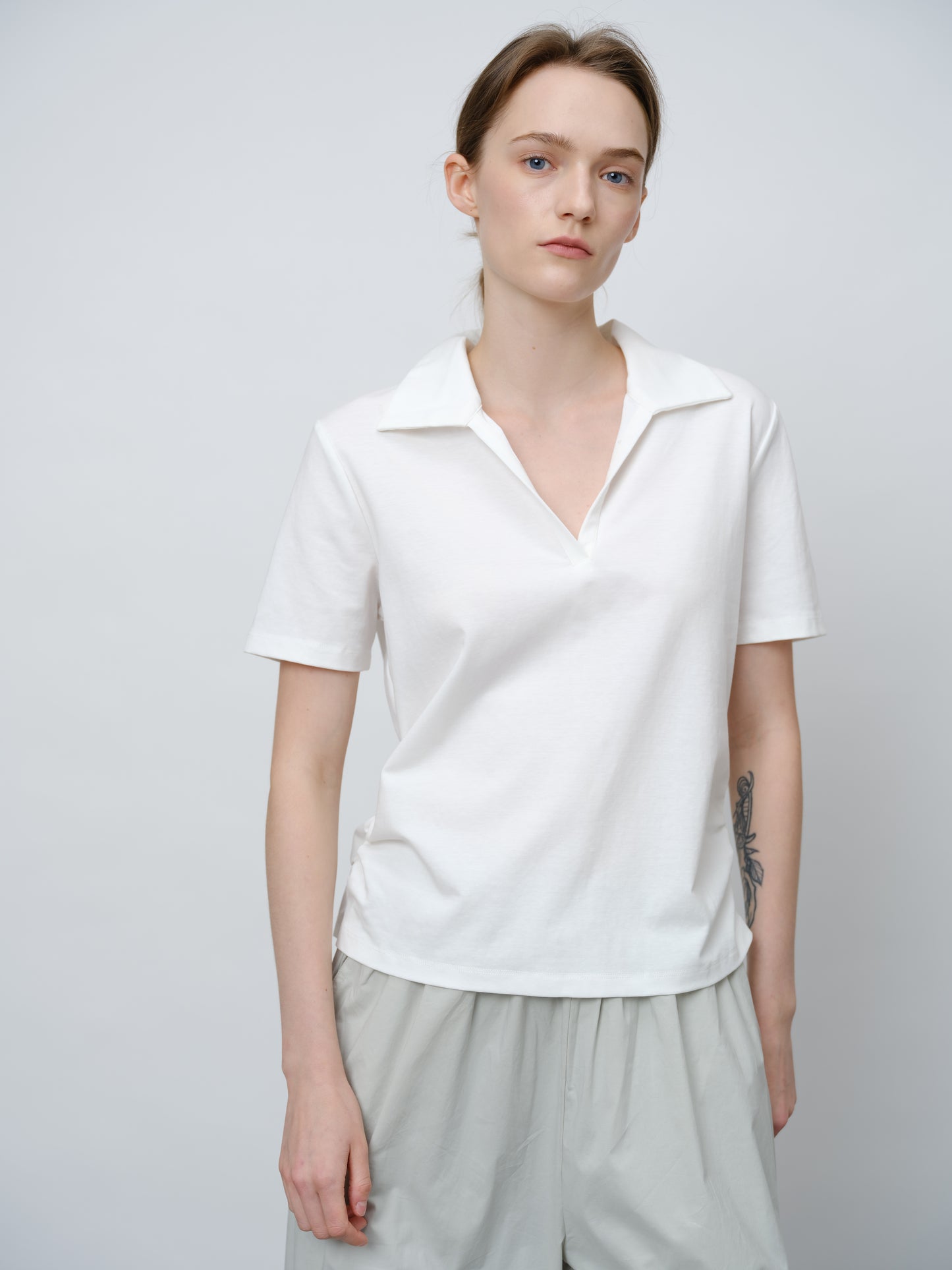 Short-Sleeve Collared T-Shirt