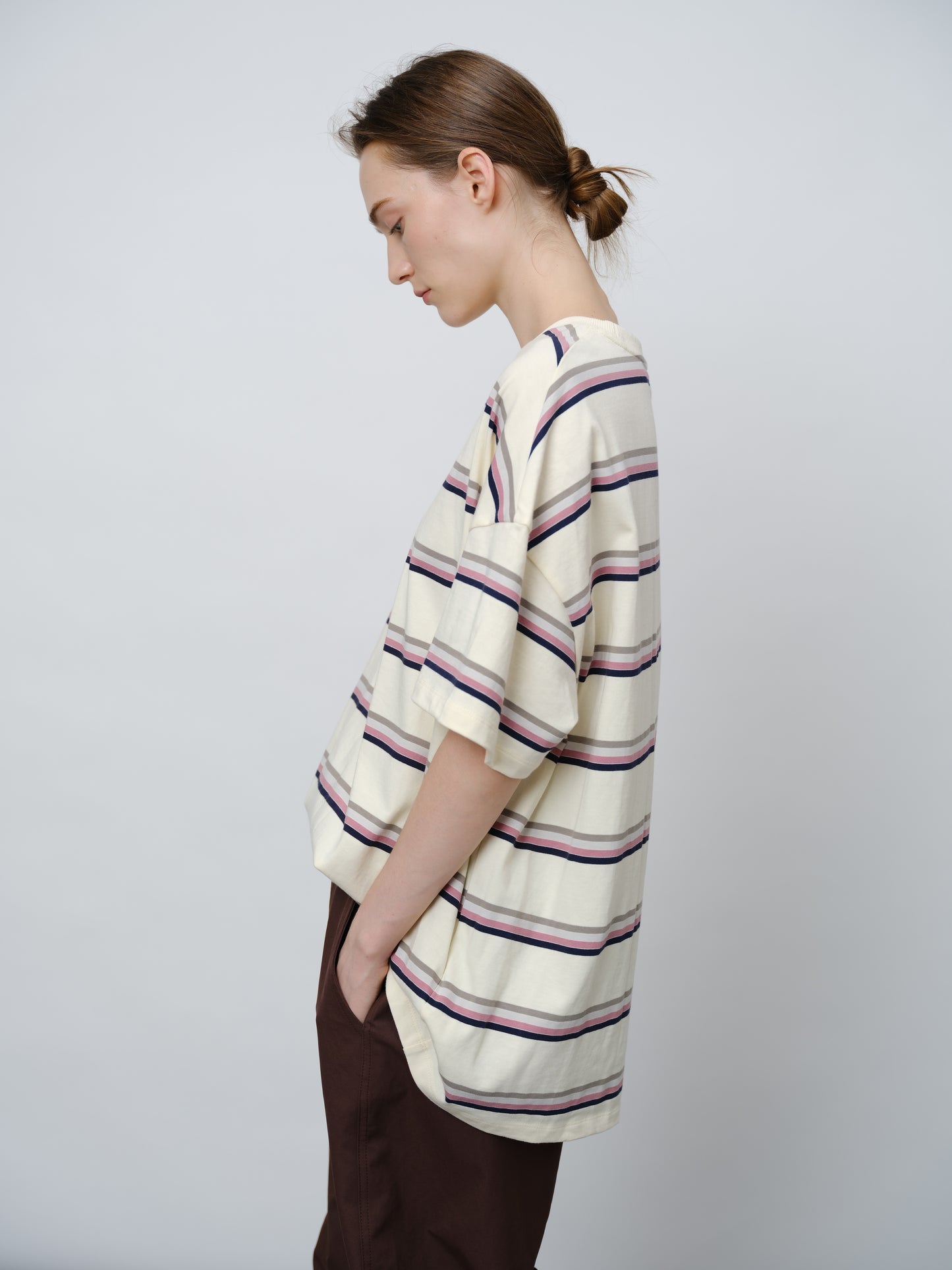Striped Colorblock T-Shirt