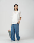 Jacquard Shine Relaxed Shirt