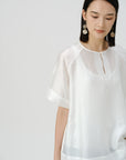 Jacquard Shine Relaxed Shirt