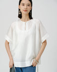 Jacquard Shine Relaxed Shirt