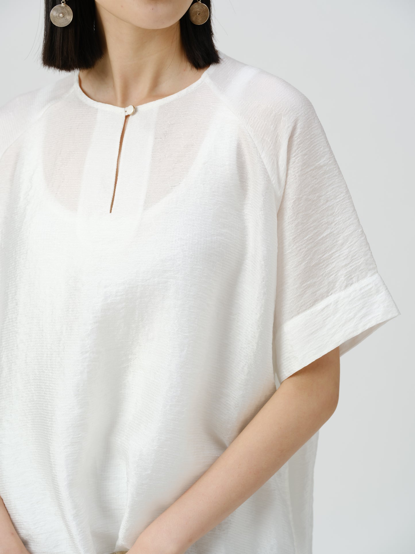 Jacquard Shine Relaxed Shirt