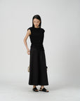 Wide-Leg Culotte Pants