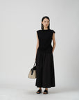Wide-Leg Culotte Pants
