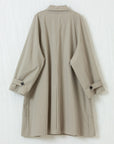 Sculpted Cotton Trench