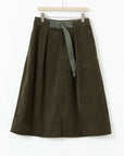 Corduroy A-Line Skirt