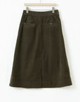 Corduroy A-Line Skirt