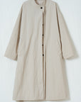 Relaxed Stand-Collar Coat