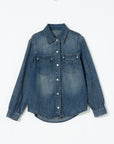 Relaxed Vintage Denim Shacket