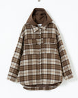 Plaid Hooded Shacket