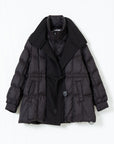 Soft Belted Quilted Coat