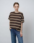 Striped Colorblock T-Shirt