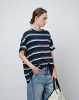 Striped Colorblock T-Shirt
