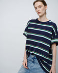 Striped Colorblock T-Shirt