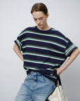 Striped Colorblock T-Shirt