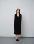 Acetate V - Neck Dress - UNIQUE ATTRACTION