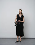 Acetate V - Neck Dress - UNIQUE ATTRACTION