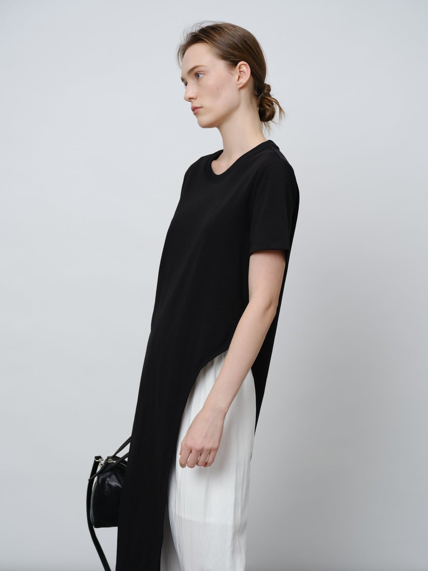 Asymmetric Slash - Hem Tee - UNIQUE ATTRACTION