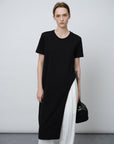 Asymmetric Slash - Hem Tee - UNIQUE ATTRACTION